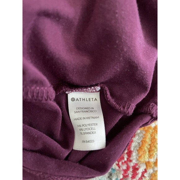 Athleta Purple Essence Cross Back Tank Top‎ V Neck Keyhole Back Size XS - Picture 6 of 6